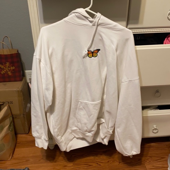 oversized brandy butterfly hoodie - Picture 1 of 4
